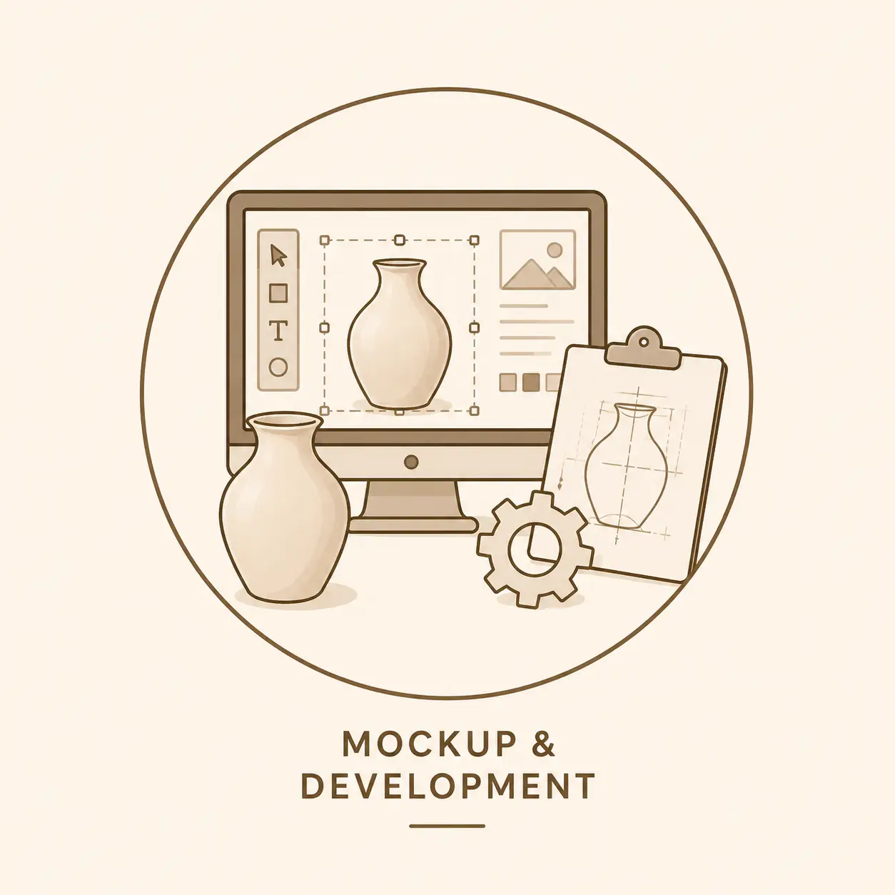 2. Mockup & Development