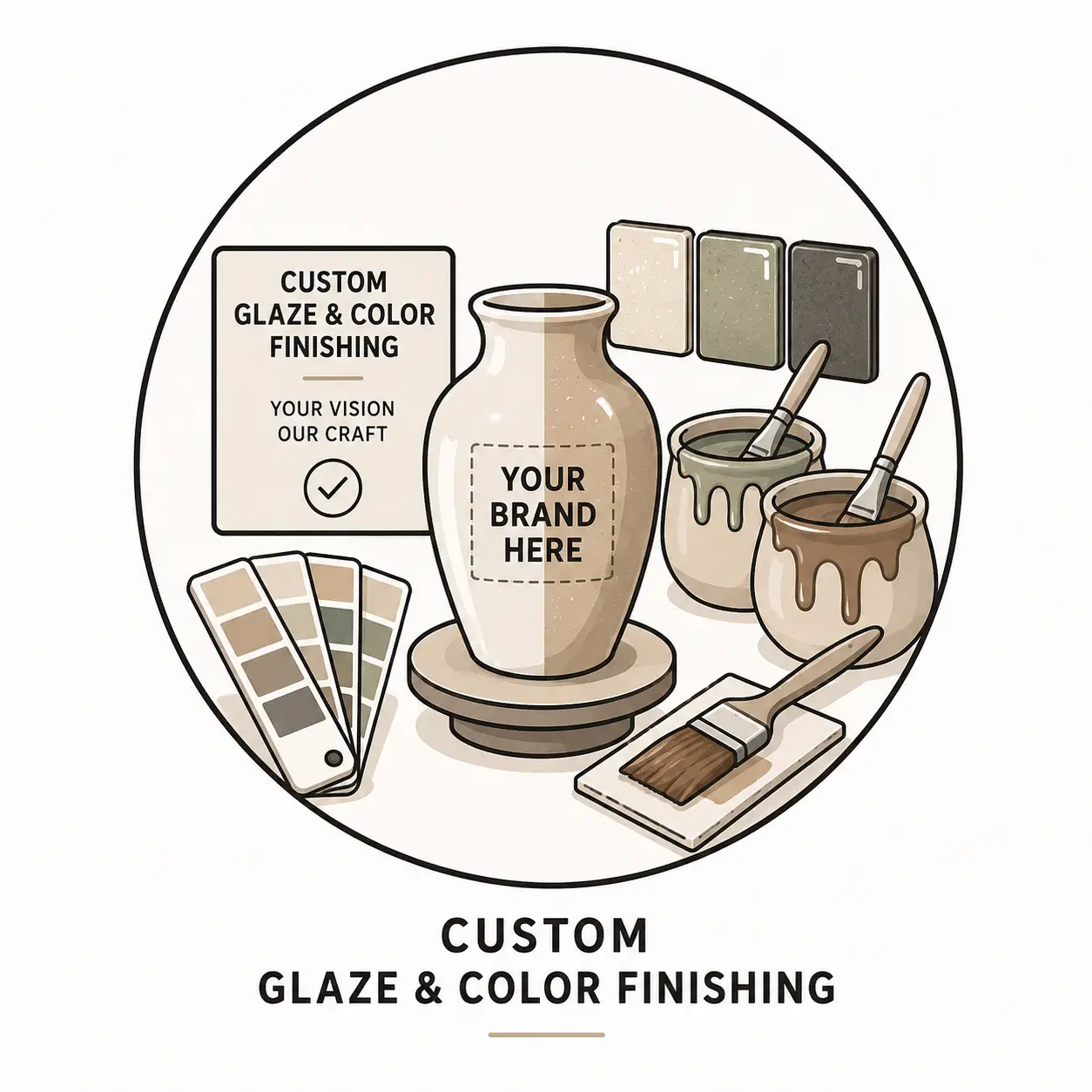 Custom Glaze & Color finishing